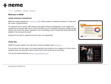 Tablet Screenshot of neme.com